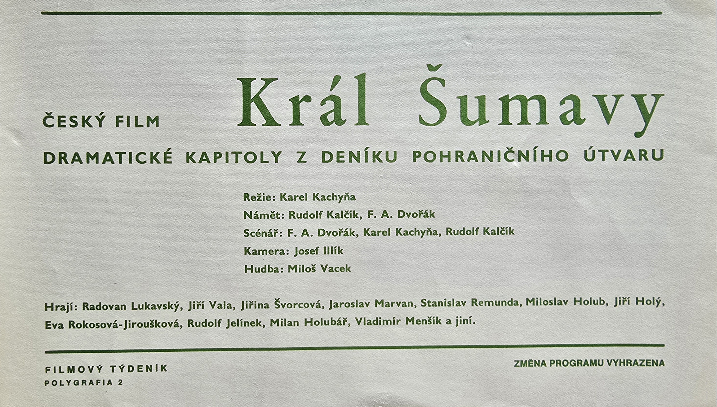 Král Šumavy